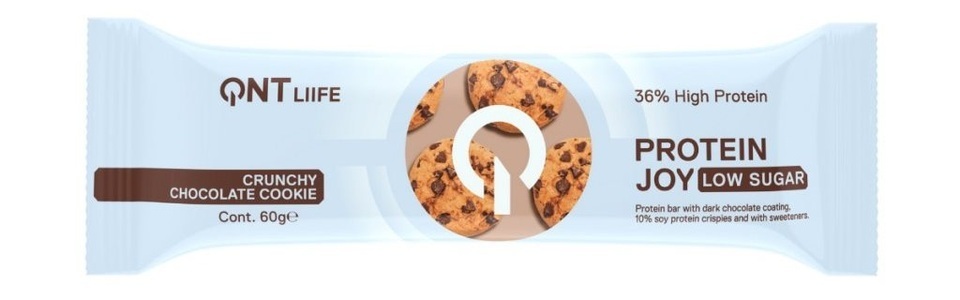 Top Well, Top Well Protein Joy Bar Low Sugar Proteinriegel, QNT 36% Protein Joy Bar Low Sugar Cookie & Cream (60g)