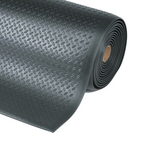 undefined, Arbeitsplatzmatte, PVC Breite 910 mm, pro lfd. m schwarz, Anti-Ermüdungsmatte, 2-lagig, PVC/PU, 910 mm x lfm, schwarz