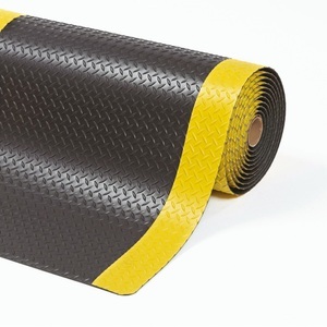 Anti-Ermüdungsmatte pro lfd. m, PVC, schwarz / gelb Breite 1220 mm