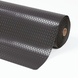 Anti-Ermüdungsmatte pro lfd. m, PVC, schwarz Breite 600 mm