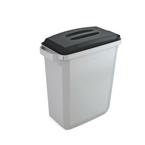undefined, Abfall- und Wertstoffbehälter DURABIN 60 Liter, mit Deckel, PP, grau/schwarz, Abfall- und Wertstoffbehälter DURABIN 60 Liter, mit Deckel, PP, grau/schwarz