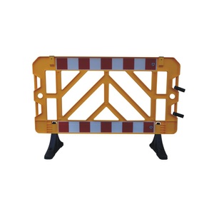 Jungheinrich PROFISHOP, Absperrgitter aus PP, Füsse PVC, gelb, Absperrgitter 2er Set, 1000 x 1500 mm, gelb