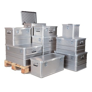 Jungheinrich PROFISHOP, Alu-Transportkiste Profi, glatte Oberfläche, 239 Liter, Alu-Transportkiste Profi, glatte Oberfläche, 239 Liter