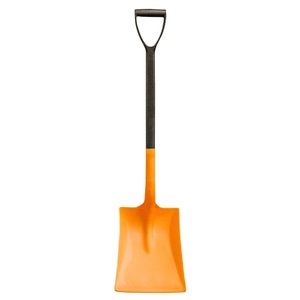 undefined, Universal-Stielschaufel aus PP orange Gesamtlänge 980 mm, CEMO Allzweckschaufel aus PP, LxB 315 x 250 mm