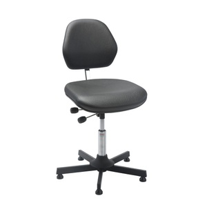 Jungheinrich PROFISHOP, Arbeitsdrehstuhl Aktiv Ambla, Sitzhöhe 550-740 mm, Kunstleder, Kunststoffbasis