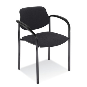 Jungheinrich PROFISHOP, Besucherstuhl Styl mit Polster-Rückenlehne + Armlehnen, Gestell schwarz, Polster schwarz, Besucherstuhl Styl mit Polster-Rückenlehne + Armlehnen, Gestell schwarz, Polster schwarz