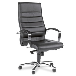 Topstar, home24 Chefsessel TD Luxe, Topstar® Bürodrehstuhl TD LUX 10, Chefsessel-Wippmechanik, inkl. Armlehnen, schwarz