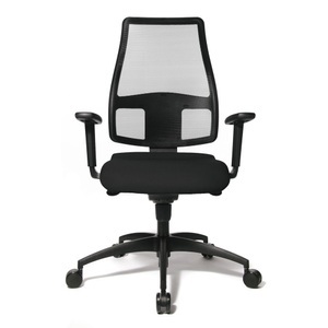 Topstar, Topstar® Bürodrehstuhl Syncro, atmungsaktiver Netzrücken, rot, Topstar® Bürodrehstuhl Syncro, atmungsaktiver Netzrücken, rot