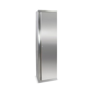 undefined, Edelstahl-Flügeltürschrank mit Stellschrauben, Vollblechtüren HxBxT 1800 x 450 x 400 mm, stumpf® Edelstahlschrank mit Stellschrauben im Boden, HxBxT 1.800 x 450 x 400 mm, 4 Fachböden
