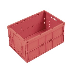 Jungheinrich PROFISHOP, Euronorm-Faltbox Premium, 68 Liter, rot, Euronorm-Faltbox Premium, 68 Liter, rot