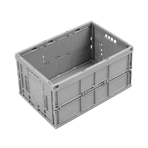 undefined, EURO-Maß Faltbox 6432 NG, grau, Euronorm-Faltbox Premium, 68 Liter, grau