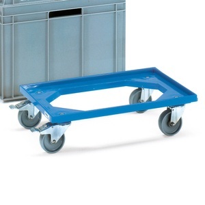 Fetra, fetra® Eurokastenroller aus Kunststoff, TK 250 kg, BxT 610 x 410 mm