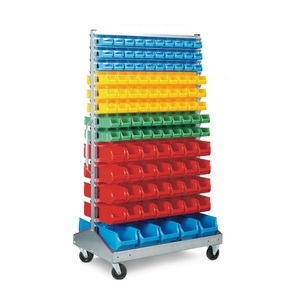Jungheinrich PROFISHOP, Fahrregal mit Sichtlagerkästen, Höhe 2.040 mm