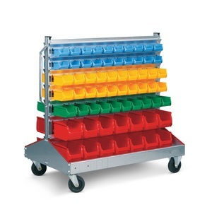 Jungheinrich PROFISHOP, Fahrregal mit Sichtlagerkästen, Höhe 1.160 mm