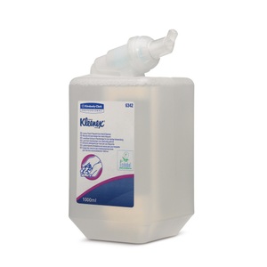 Kleenex, Flüssigseife KLEENEX® Sanfte Waschlotion, Kassette à 1 l, KLEENEX Waschlotion 1lt 6333 transparent unparfümiert