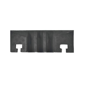 undefined, Kabelbrücke, groß Abschlusselement mit Nut, Kabelbrücke, steckbar, Endstück mit Nut, schwarz