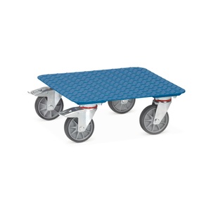 Fetra, fetra® Kistenroller mit Tränenblech, TK 400 kg, Ladefläche 500 x 500 mm, fetra® Kistenroller mit Tränenblech, TK 400 kg, Ladefläche 500 x 500 mm