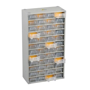 BASIC, BASIC Kleinteilemagazin, mit Metallgehäuse, 48 Schubladen, BASIC Kleinteilemagazin, mit Metallgehäuse, 48 Schubladen