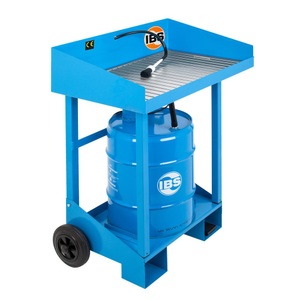 undefined, Kleinteilereiniger mobil, für Fassgröße 50 l Gerät einzeln Arbeitsbreite x -tiefe x -höhe 790 x 490 x 920 mm, Kleinteilereiniger für 50-Liter-Fässer, mobil, Stahlblech