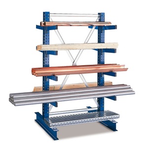META, META Kragarmregal GF, doppelseitig, TK pro Arm 430 kg, Höhe 2.000 mm, META Kragarmregal GF, doppelseitig, TK pro Arm 430 kg, Höhe 2.000 mm