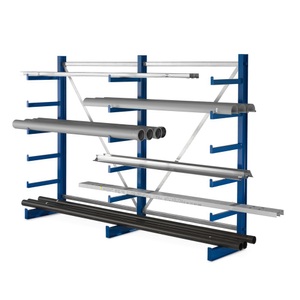 META, META Kragarmregal, einseitig, TK pro Arm 200 kg, 3 Ständer, META Kragarmregal, einseitig, TK pro Arm 200 kg, 3 Ständer