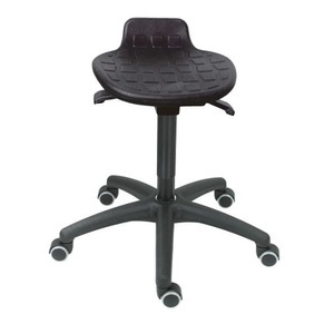 Jungheinrich PROFISHOP, Hocker Komfort, PU-Sitz, Sitzhöhe 430-560 mm, Kunstoffbasis, Rollen
