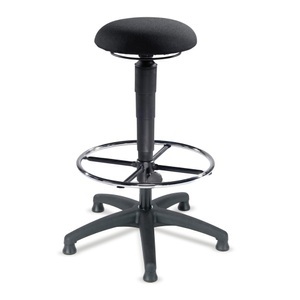 Mey Chair, Mey Chair Hocker Kunststoff Assistent A1S 09125, Hocker Universal Plus, Stoffpolster, Sitzhöhe 620-870 mm, Kunststoffbasis, Bodengleiter