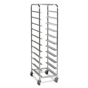 Jungheinrich PROFISHOP, Hordenwagen für Eurokästen, gerade Auflagen, Abstand 150 mm