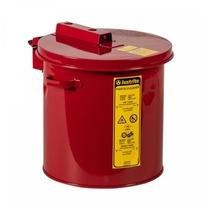 asecos, Justrite Wasch- und Tauchbehälter, rot, 8 Liter