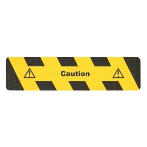 Jungheinrich PROFISHOP, m2-Antirutschbelag™ "Caution", LxB 610 x 150 mm