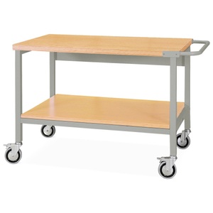 Jungheinrich PROFISHOP, Mobile Werkbank mit Rollen, 2 Holzböden à 1.500 x 750 mm, TK 400 kg, Mobile Werkbank mit Rollen, 2 Holzböden à 1.500 x 750 mm, TK 400 kg