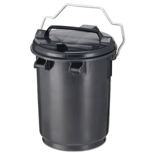 undefined, System-Mülltonne aus Kunststoff Volumen 35 l mit Bügel und Deckel, Mülltonne 35 Liter, aus HDPE