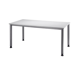 undefined, Schreibtisch Akzent, 4-Fuss Gestell, BxT 1.600 x 800 mm, grau
