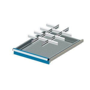 Jungheinrich PROFISHOP, Schubladeneinteilung für Frontenhöhe 50 mm, 10 Trennbleche, Schubladeneinteilung für Frontenhöhe 50 mm, 10 Trennbleche