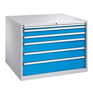Jungheinrich PROFISHOP, Schubladenschrank mit Vollauszug, Schubladen 1x50 + 2x100 + 2x150 + 1x200 mm, Schubladenschrank mit Vollauszug, Schubladen 1x50 + 2x100 + 2x150 + 1x200 mm