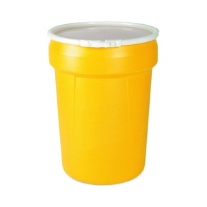 undefined, PE-Sicherheitsfass mit UN-Codierung mit Spannringdeckel Volumen 114 l, Sicherheitsfass aus HDPE, UN-Zulassung, mit Schnappdeckelverschluss, 114 l