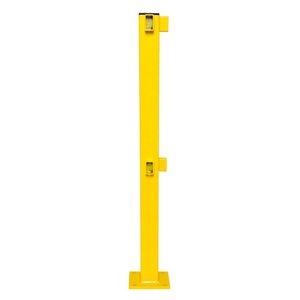undefined, Pfosten für Sicherheitsgeländer für Innenbereich Eckpfosten, Rammschutz-Geländer S-Line, Innenbereich, Eckpfosten, Höhe 1.000 mm