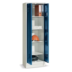 CP, C+P Wäsche- und Aufbewahrungsschrank Classic, HxBxT 1.850 x 610 x 500 mm, mit Sockel + Zylinderschloss, C+P Wäsche- und Aufbewahrungsschrank Classic, HxBxT 1.850 x 610 x 500 mm, mit Sockel + Zylinderschloss