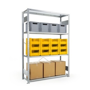 undefined, Weitspannregal META, einzeilig, GF, verzinkt, HxBxT 2.500 x 1.300 x 400 mm, Weitspannregal META, einzeilig, GF, verzinkt, HxBxT 2.500 x 1.300 x 400 mm