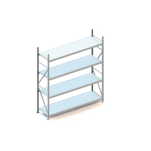 META, META Weitspannregal, mit Stahlpaneelen, FL 600 kg, GF, HxBxT 2.500 x 2.200 x 650 mm, META Weitspannregal, mit Stahlpaneelen, FL 600 kg, GF, HxBxT 2.500 x 2.200 x 650 mm