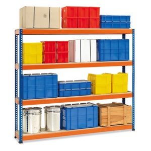 SCHULTE, SCHULTE Weitspannregal, mit Spanplatten, GF, HxBxT 3.048 x 1.536 x 926 mm, SCHULTE Weitspannregal, mit Spanplatten, GF, HxBxT 3.048 x 1.536 x 926 mm