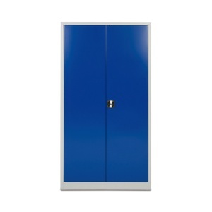 BASIC, BASIC Werkstatt-Flügeltürschrank, HxBxT 1.950 x 1.200 x 420 mm, lichtgrau/enzianblau, BASIC Werkstatt-Flügeltürschrank, HxBxT 1.950 x 1.200 x 420 mm, lichtgrau/enzianblau
