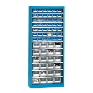 Jungheinrich PROFISHOP, Werkstattschrank Perfom, mit 66 Sichtlagerkästen, HxBxT 1.655 x 700 x 270 mm, Werkstattschrank Perfom, mit 66 Sichtlagerkästen, HxBxT 1.655 x 700 x 270 mm