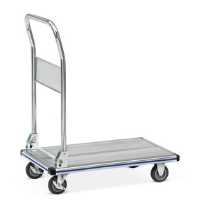 BASIC, BASIC Transportwagen aus Aluminium, Ladefläche BxT 480 x 740 mm, BASIC Transportwagen aus Aluminium, Ladefläche BxT 480 x 740 mm