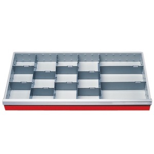 Jungheinrich PROFISHOP, Trennwand-Einsatz, Breite 980 mm, für Frontenhöhe 100 mm