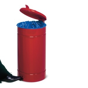 undefined, Tret-Abfallsammler Euro-Pedal, 60 Liter, Korpus rot, Deckel rot, Tret-Abfallsammler Euro-Pedal, 60 Liter, Korpus rot, Deckel rot