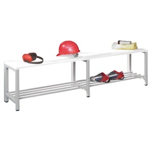 Pavoy, PAVOY Umkleidesitzbank, Länge 1.500 mm, mit Schuhrost, PAVOY Umkleidesitzbank, Länge 1.500 mm, mit Schuhrost