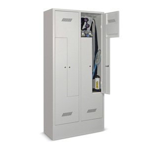 Pavoy, PAVOY Z-Garderobenschrank, 4 Abteile, HxBxT 1.850 x 830 x 500 mm, PAVOY Z-Garderobenschrank, 4 Abteile, HxBxT 1.850 x 830 x 500 mm