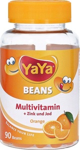 YAYABeans, YAYABeans Multivitamin Orange ohne Gelatine (90 Stück), 