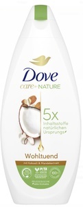 Dove, Care by Nature Pflegedusche Wohltuend Kokosöl & Mandelextrakt, Dove Care by Nature Pflegedusche Wohltuend Kokosöl & Mandelextrakt (225ml)